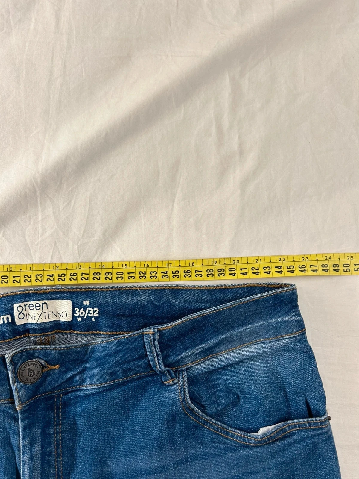Blue slim fit Green in extenso jeans w36 l32 – photo 7